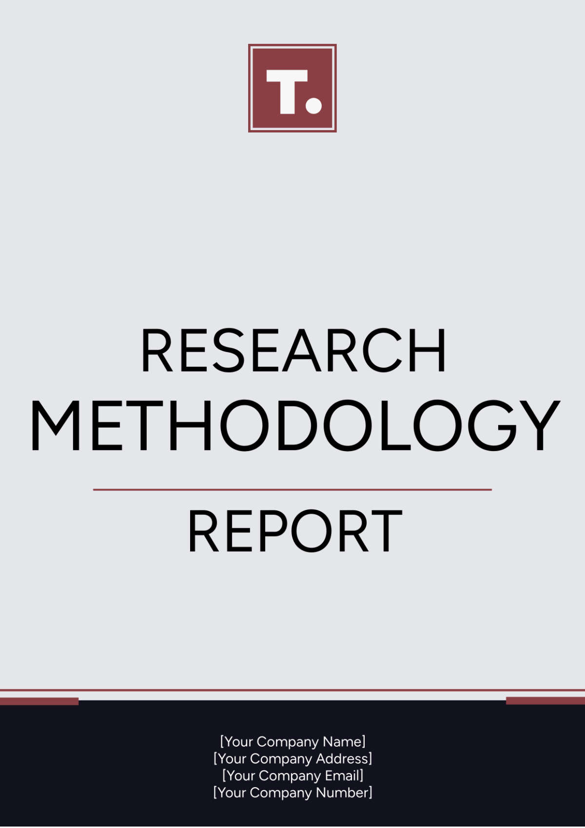 Research Methodology Report Template - Edit Online & Download