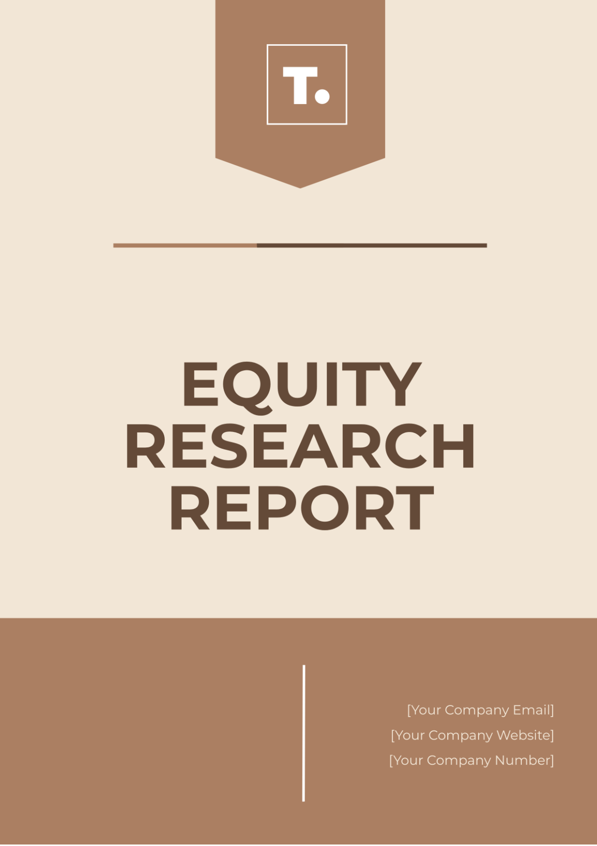 Equity Research Report Template - Edit Online & Download