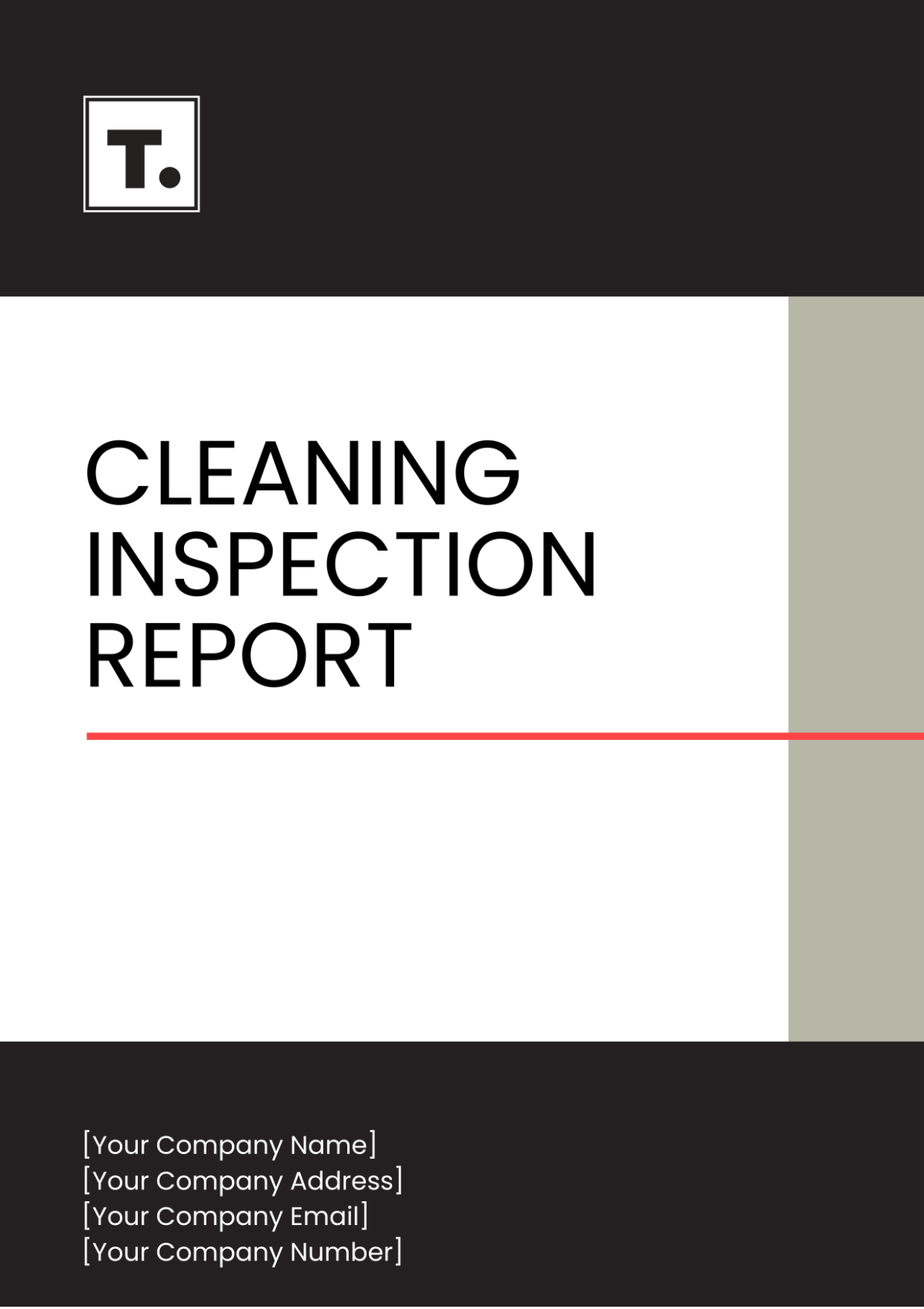 Cleaning Inspection Report Template - Edit Online & Download