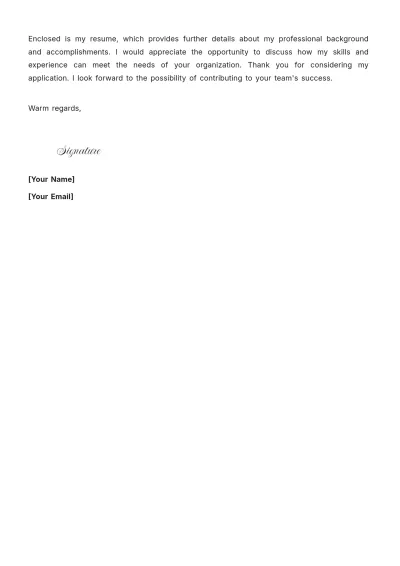 Free Shopkeeper Resume Cover Letter to Edit Online