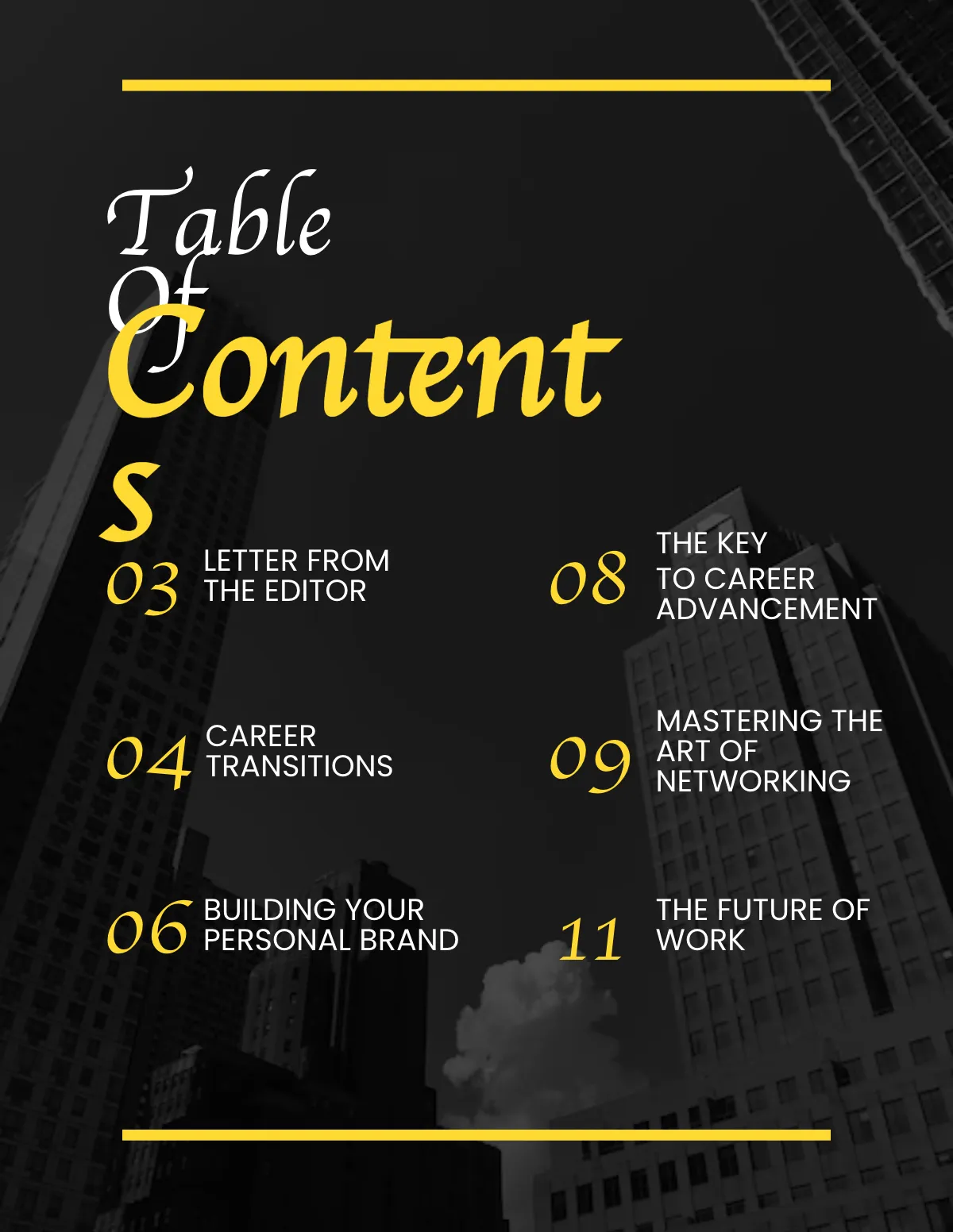 Free Career Development Magazine Template to Edit Online