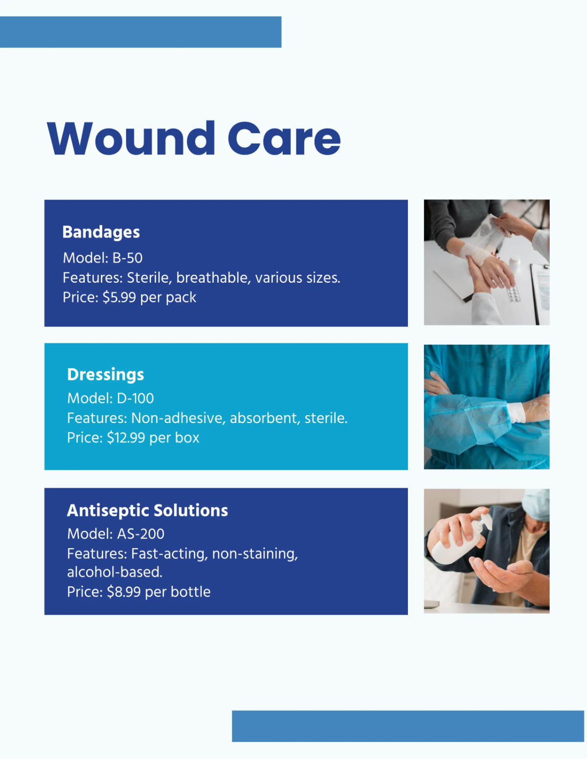 Free Medical Supply Catalog Template to Edit Online