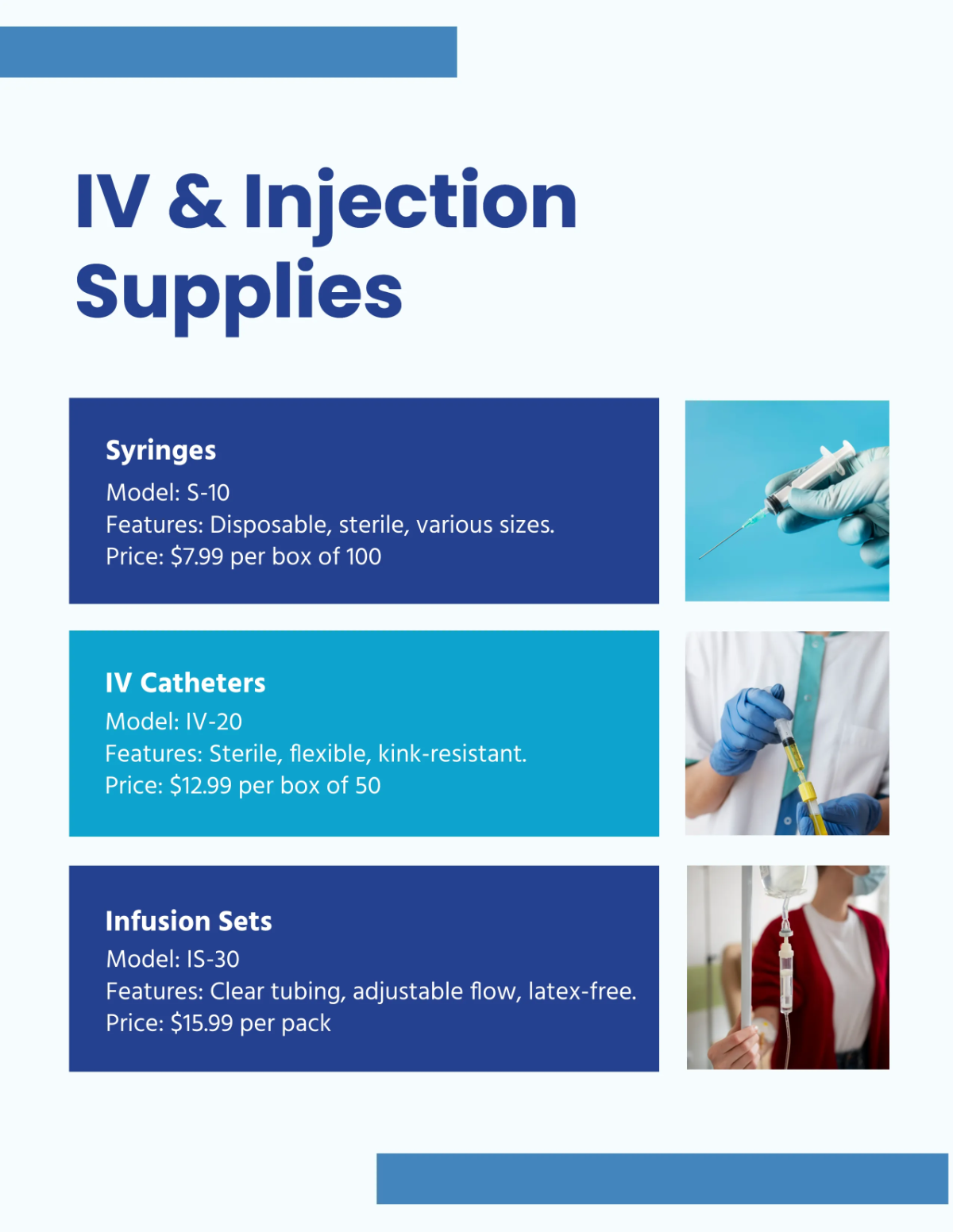 Free Medical Supply Catalog Template to Edit Online