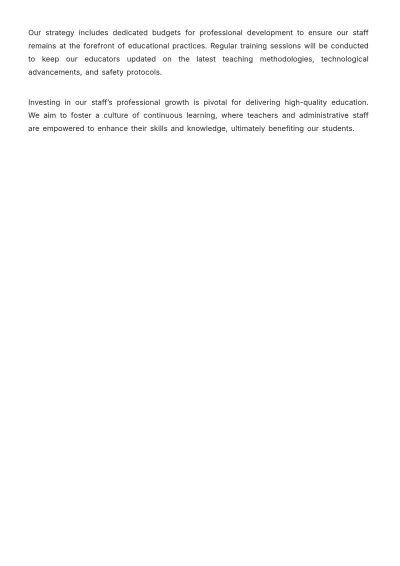 Free School Resource Allocation Strategy Template to Edit Online