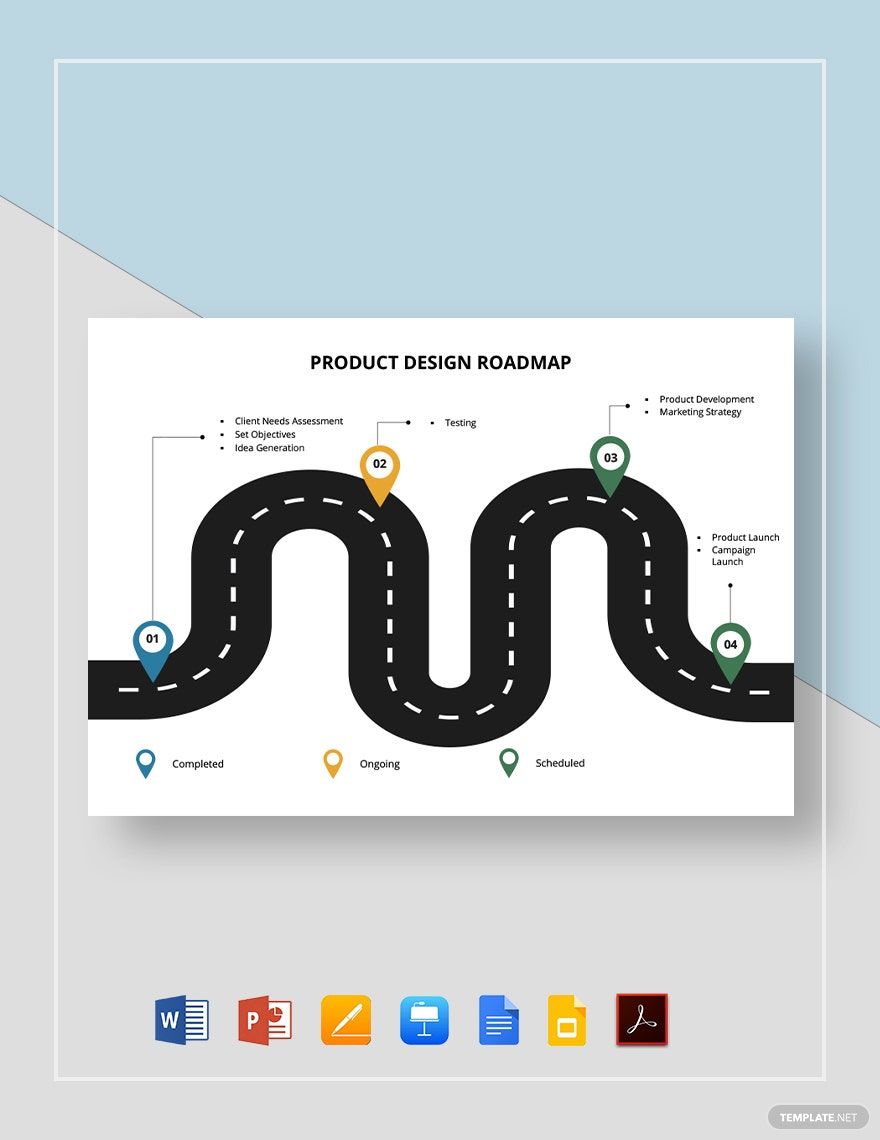 Product Design Roadmap Template