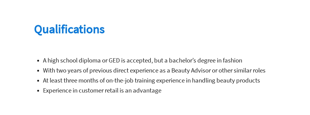 Free Beauty Advisor Job Description Template 5.jpe