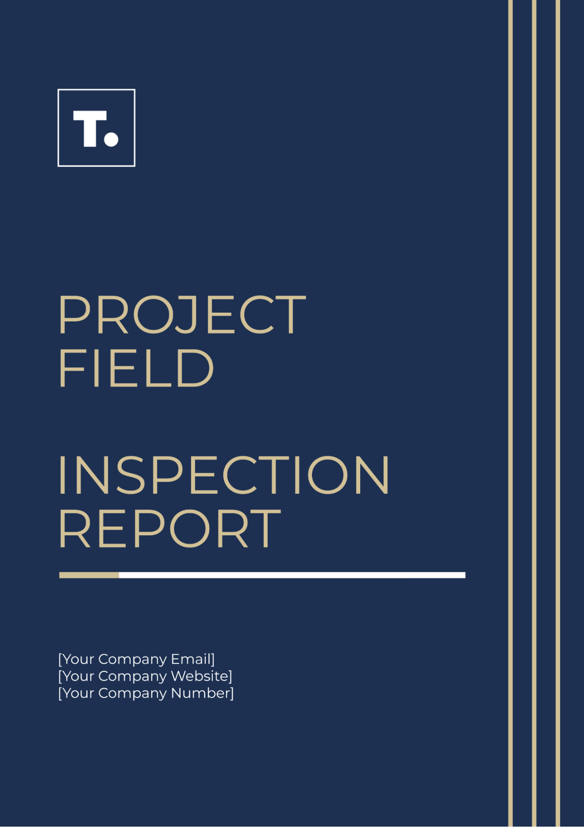 Project Field Inspection Report Template