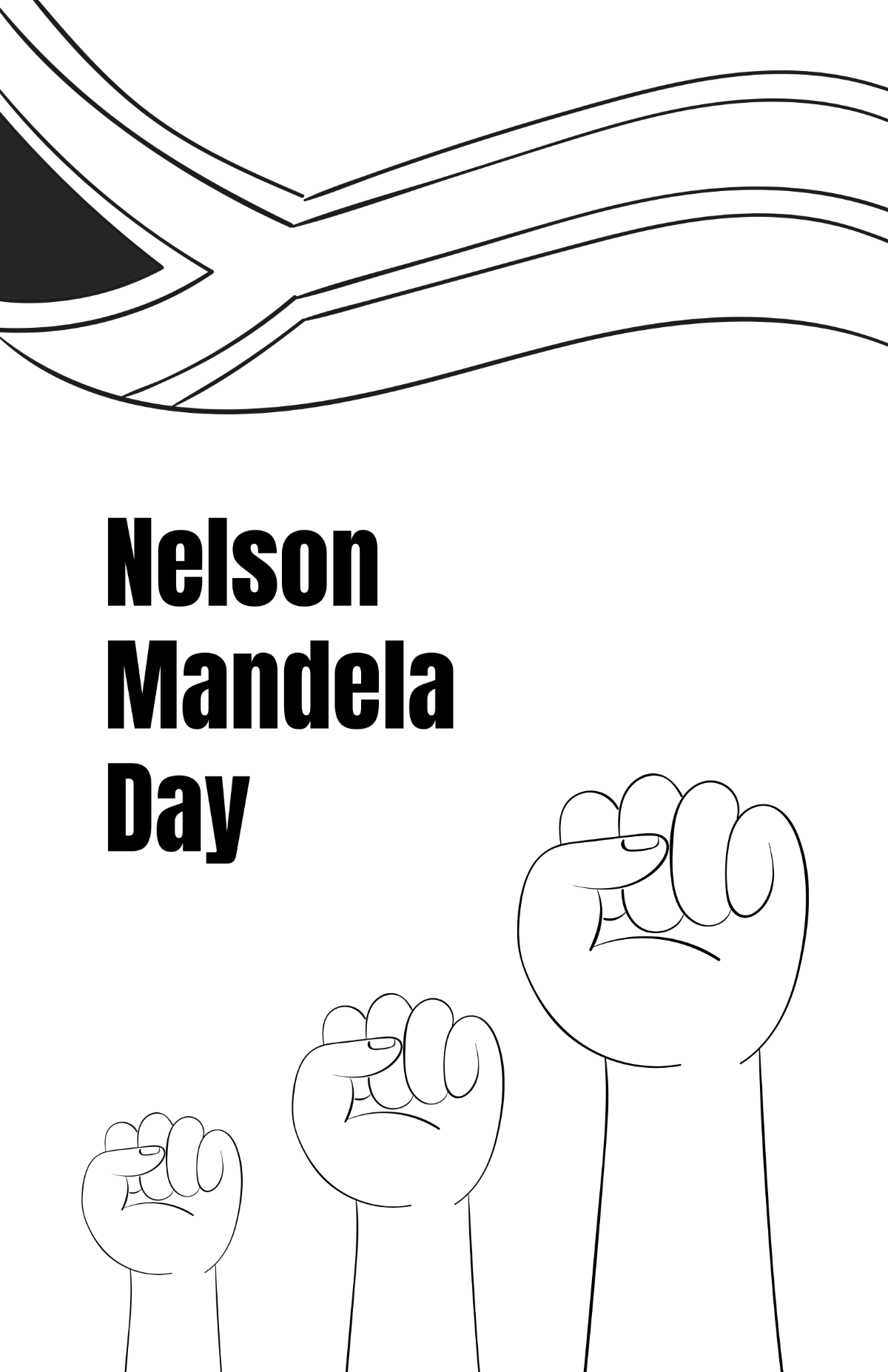 Nelson Mandela Poster Drawing
