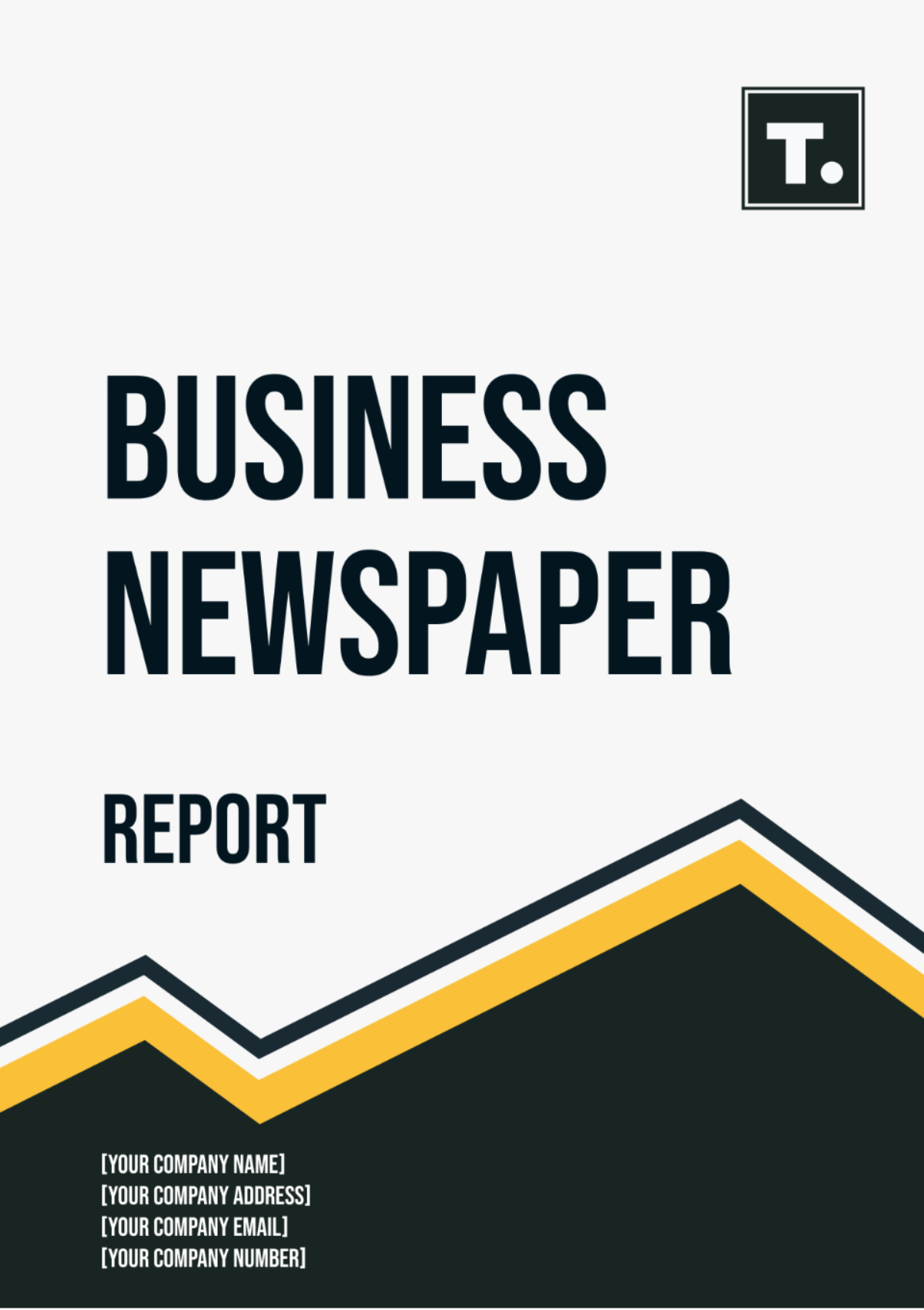 Business Newspaper Report Template - Edit Online & Download