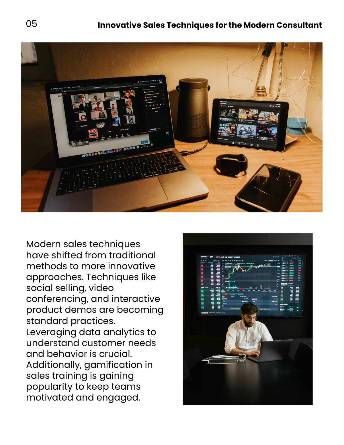 Free Sales Consultancy Magazine Template to Edit Online