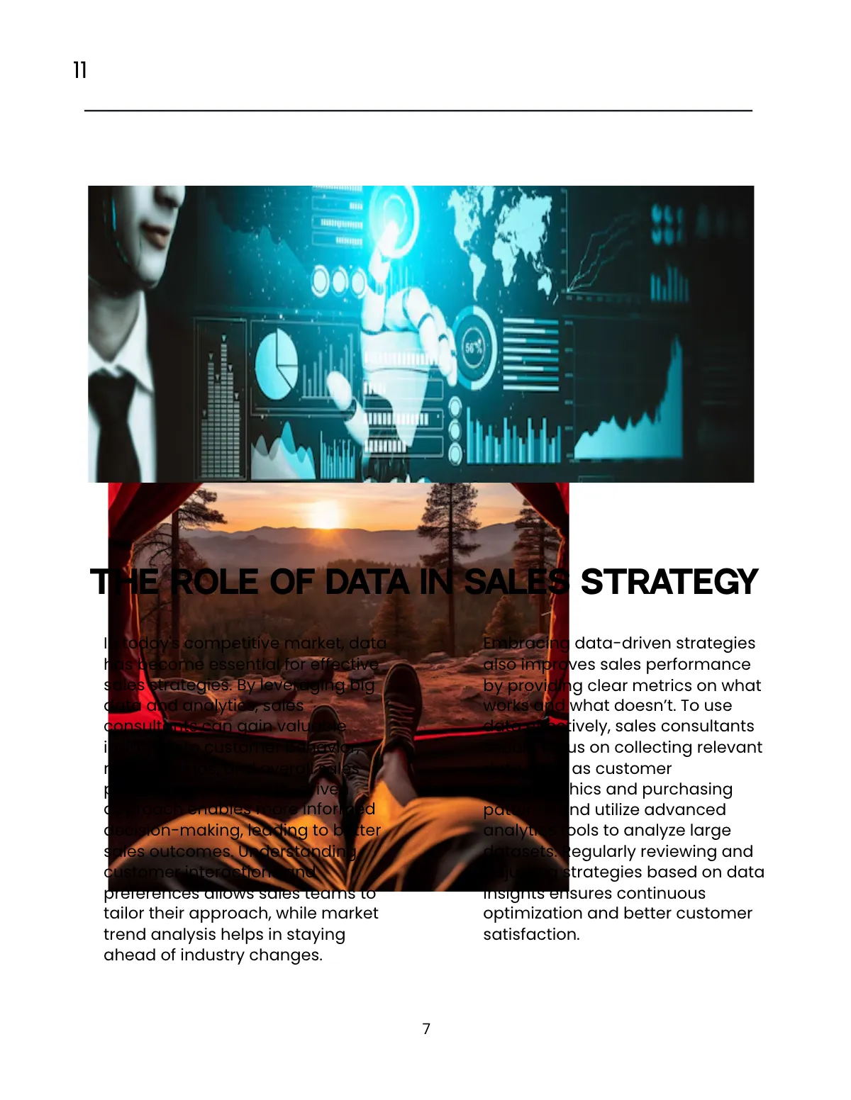 Free Sales Consultancy Magazine Template to Edit Online