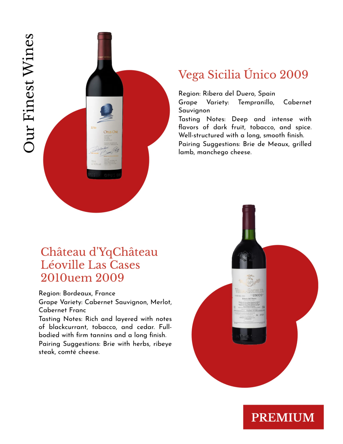 Free Wine And Brie Catalog Template to Edit Online