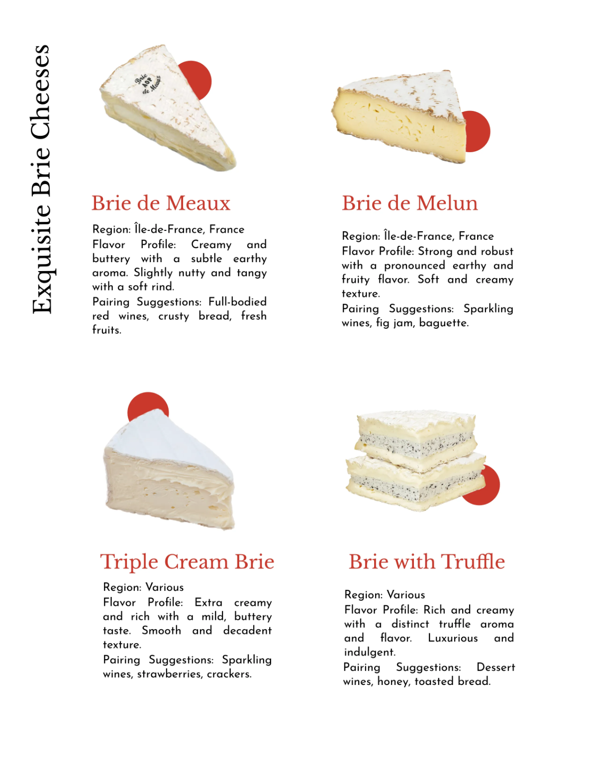 Free Wine And Brie Catalog Template to Edit Online