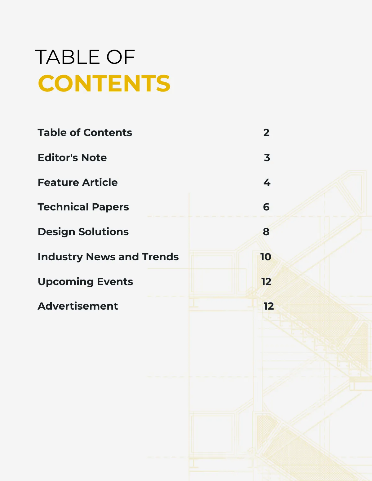 Free Structural Engineering Magazine Template to Edit Online