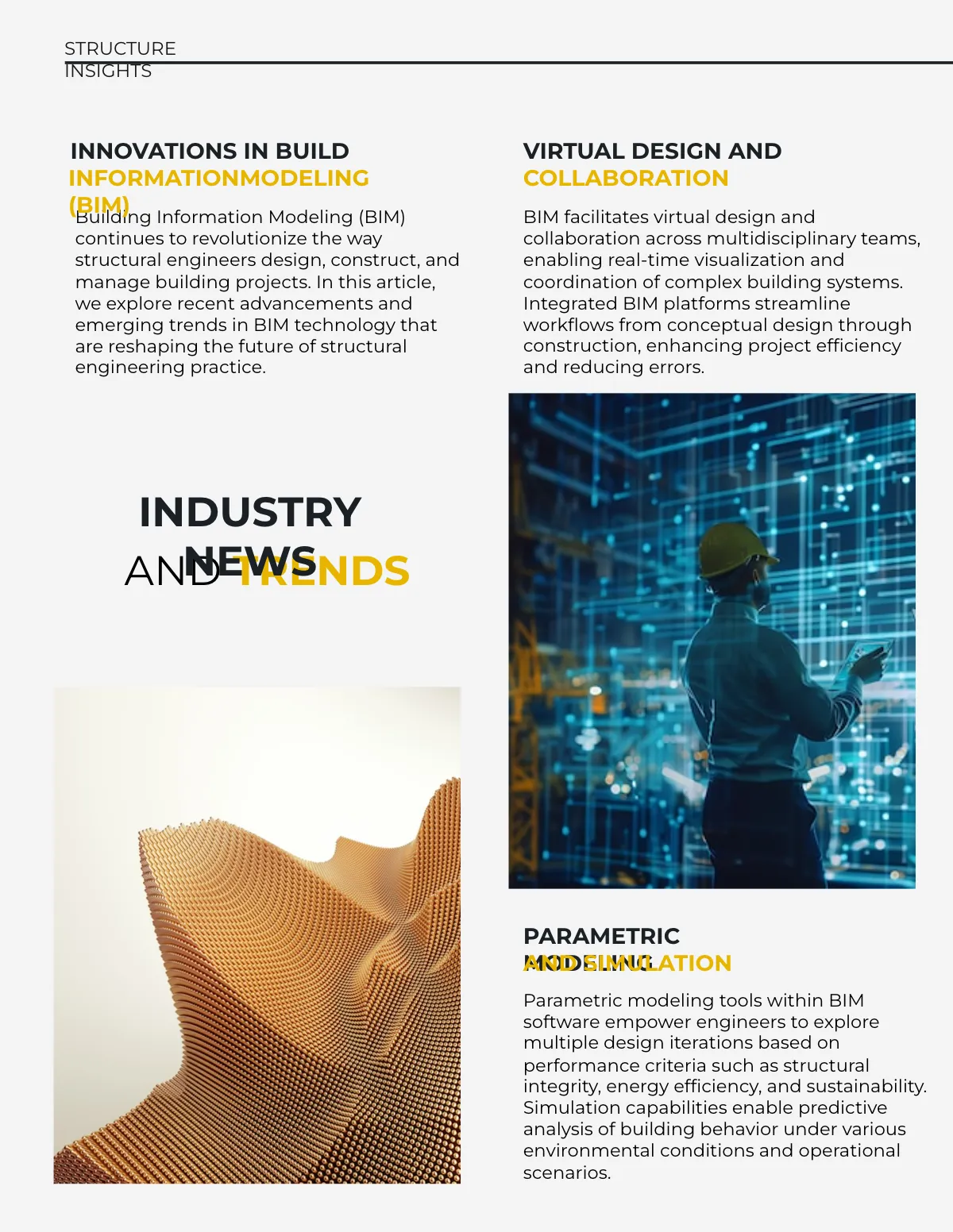 Free Structural Engineering Magazine Template to Edit Online