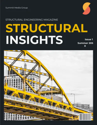 Free Structural Engineering Magazine Template to Edit Online