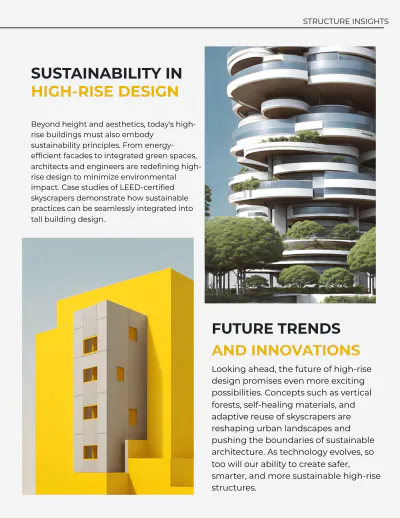Free Structural Engineering Magazine Template to Edit Online