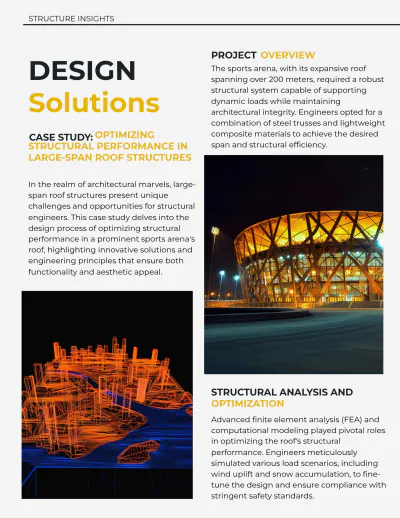 Free Structural Engineering Magazine Template to Edit Online