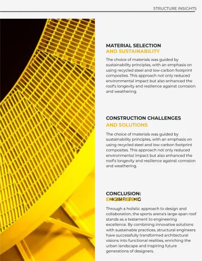 Free Structural Engineering Magazine Template to Edit Online