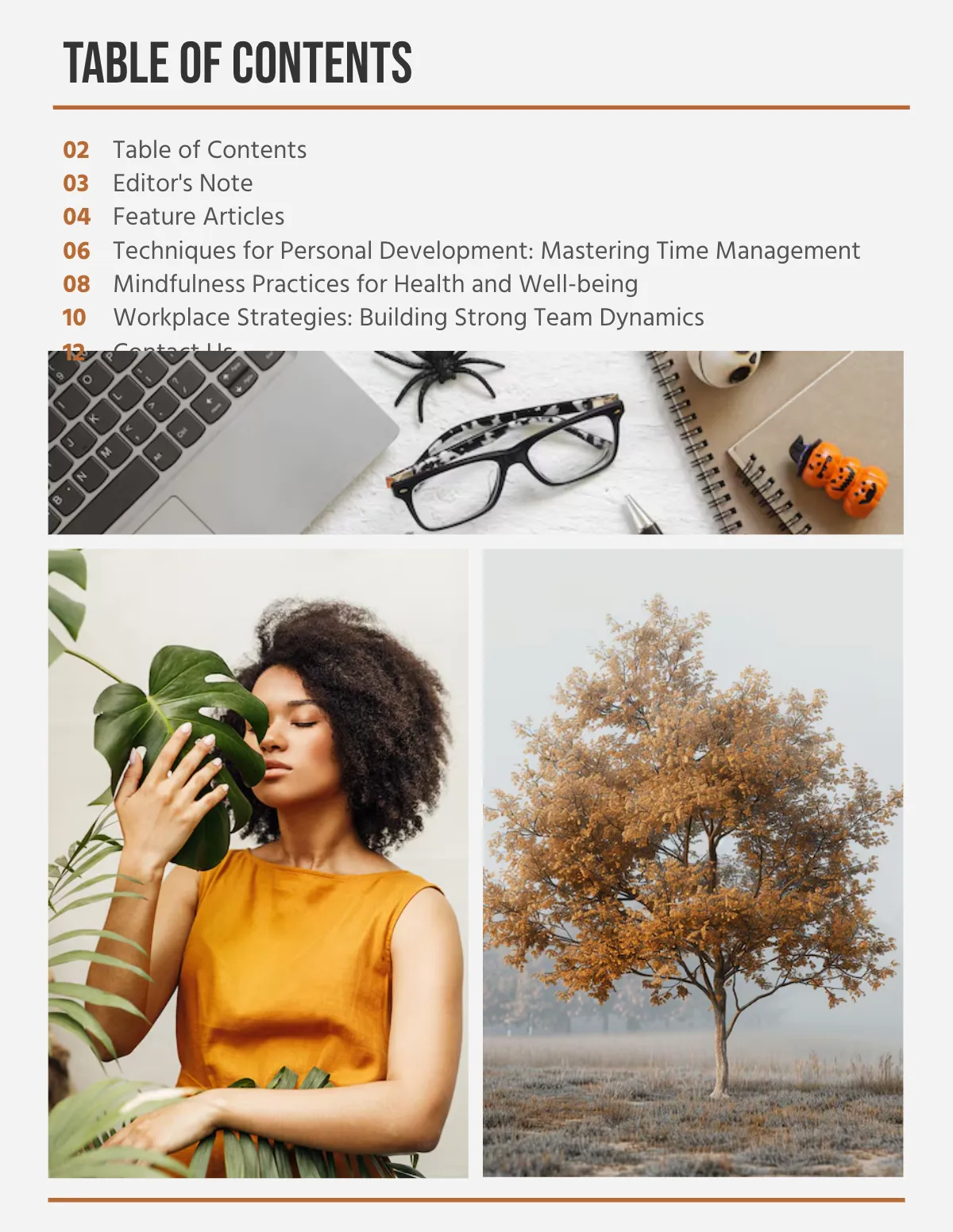 Free Work-Life Magazine Template to Edit Online