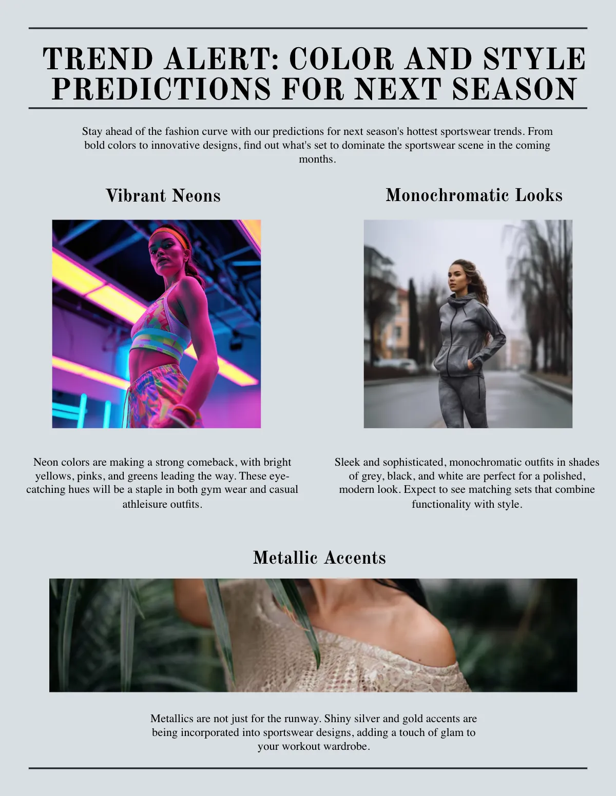 Free Sportswear Magazine Template to Edit Online