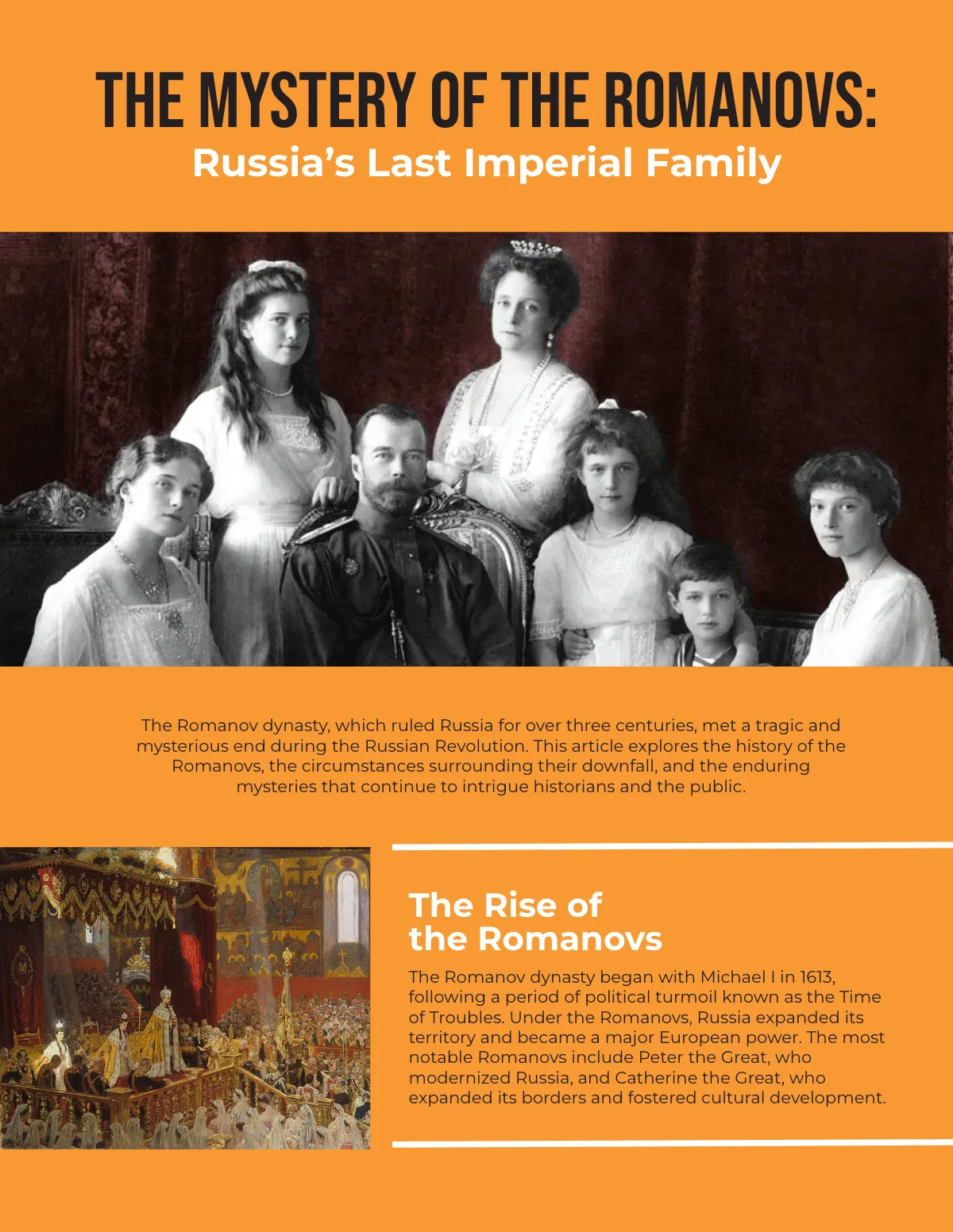 Free History Magazine Template to Edit Online