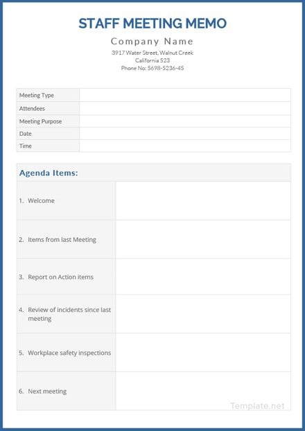 Free Memo Templates | Download Ready-Made | Template.net