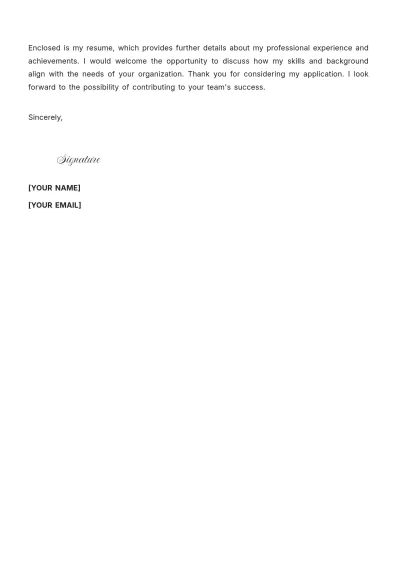 Free Clinical Research Associate Resume Cover Letter to Edit Online