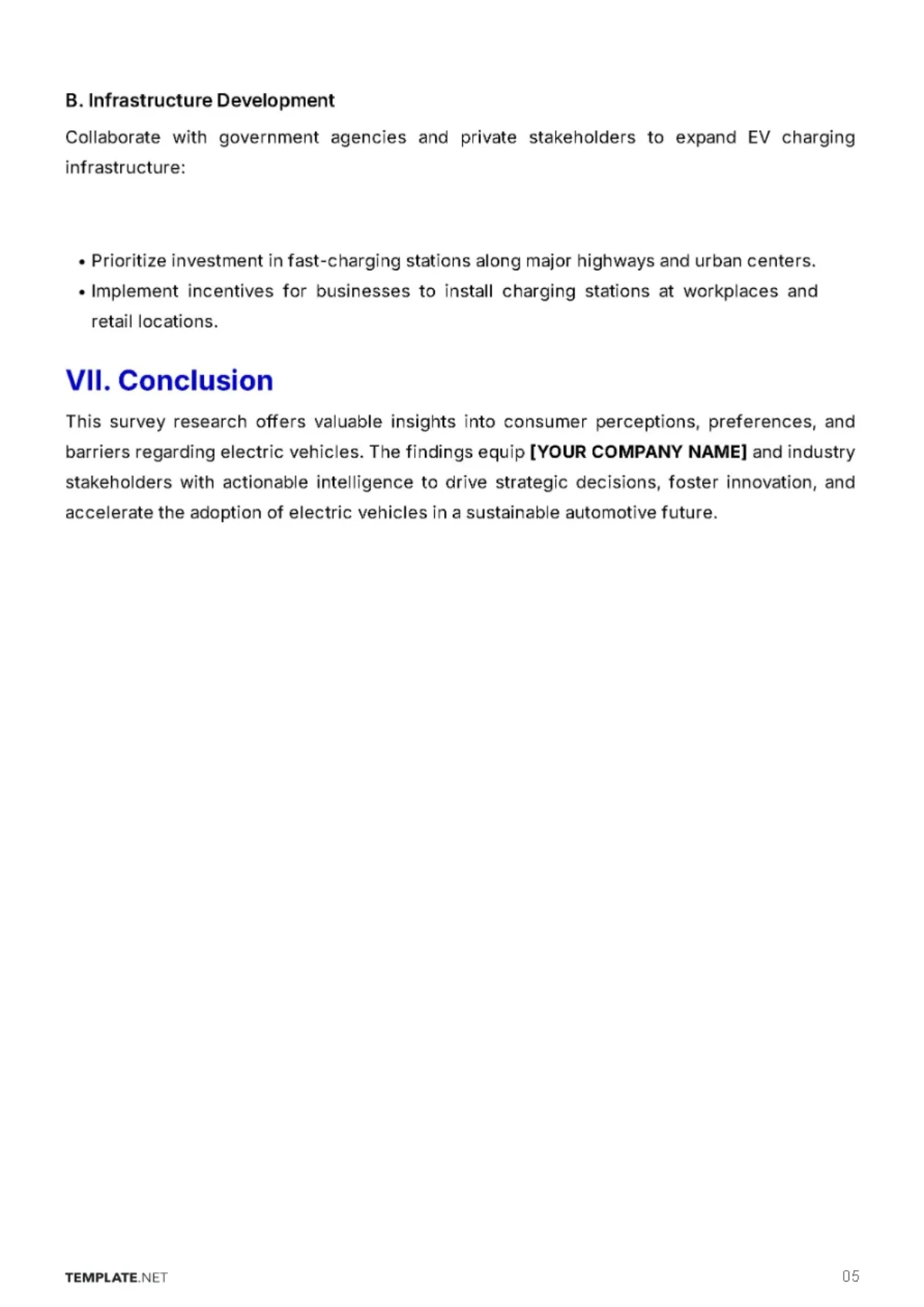 Free Survey Research Report Template to Edit Online