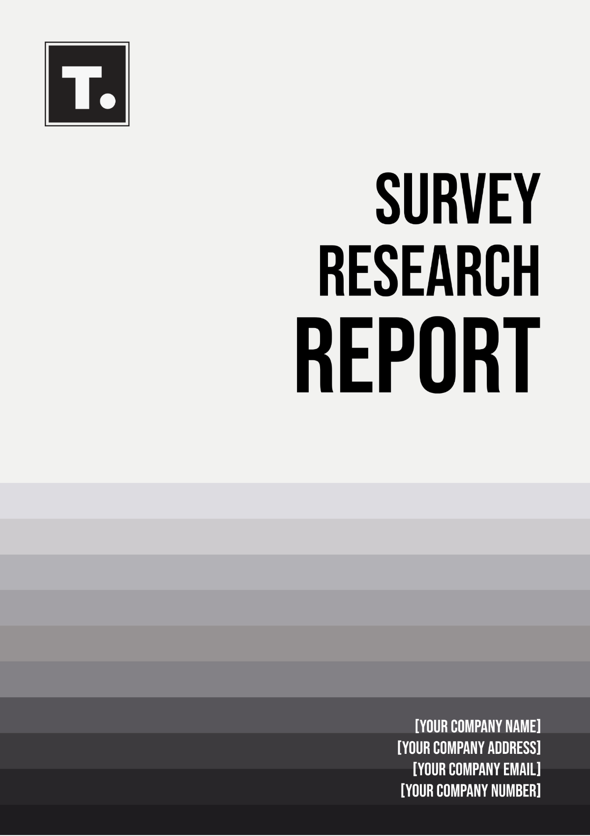 Survey Research Report Template - Edit Online & Download