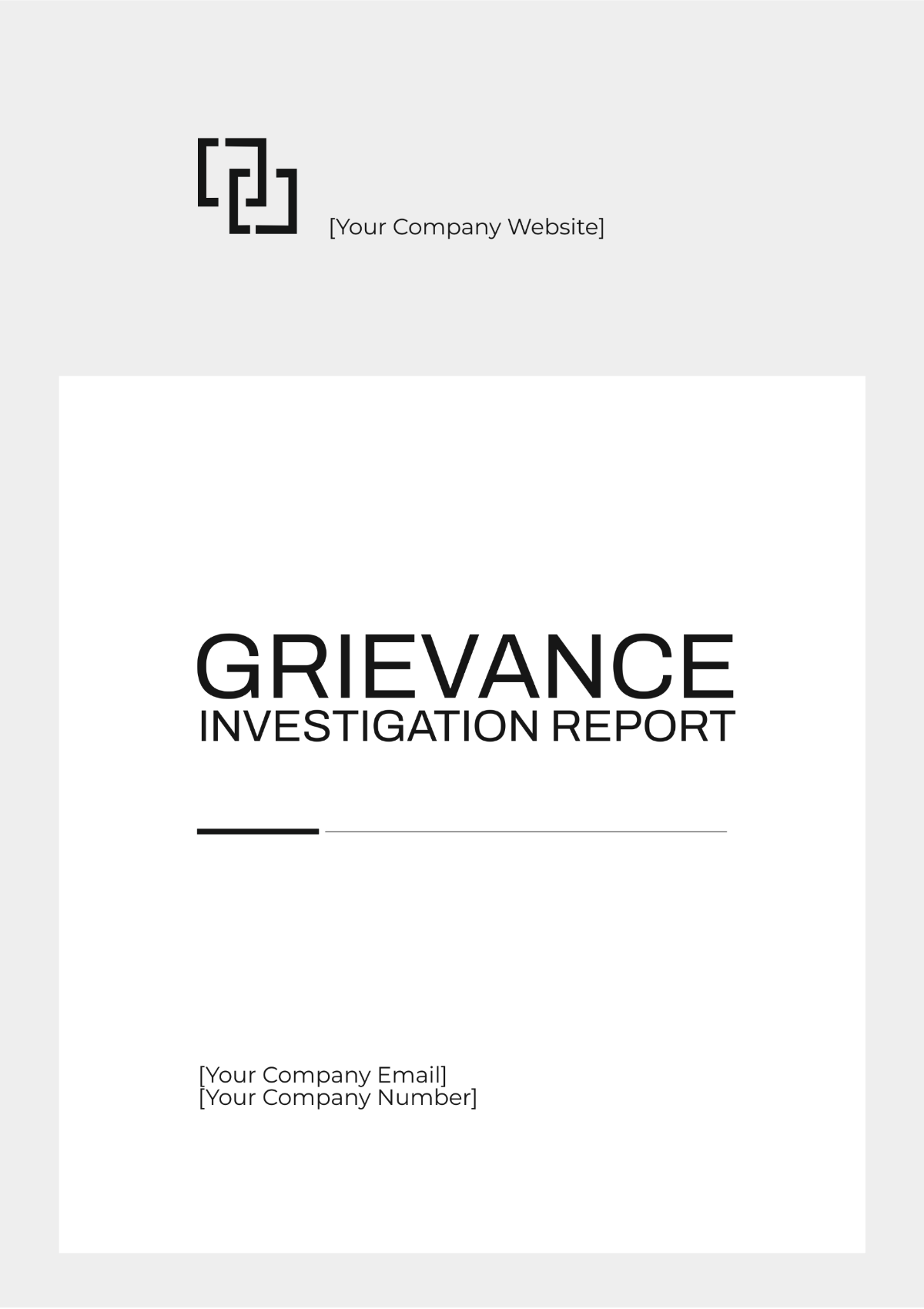 Grievance Investigation Report Template - Edit Online & Download