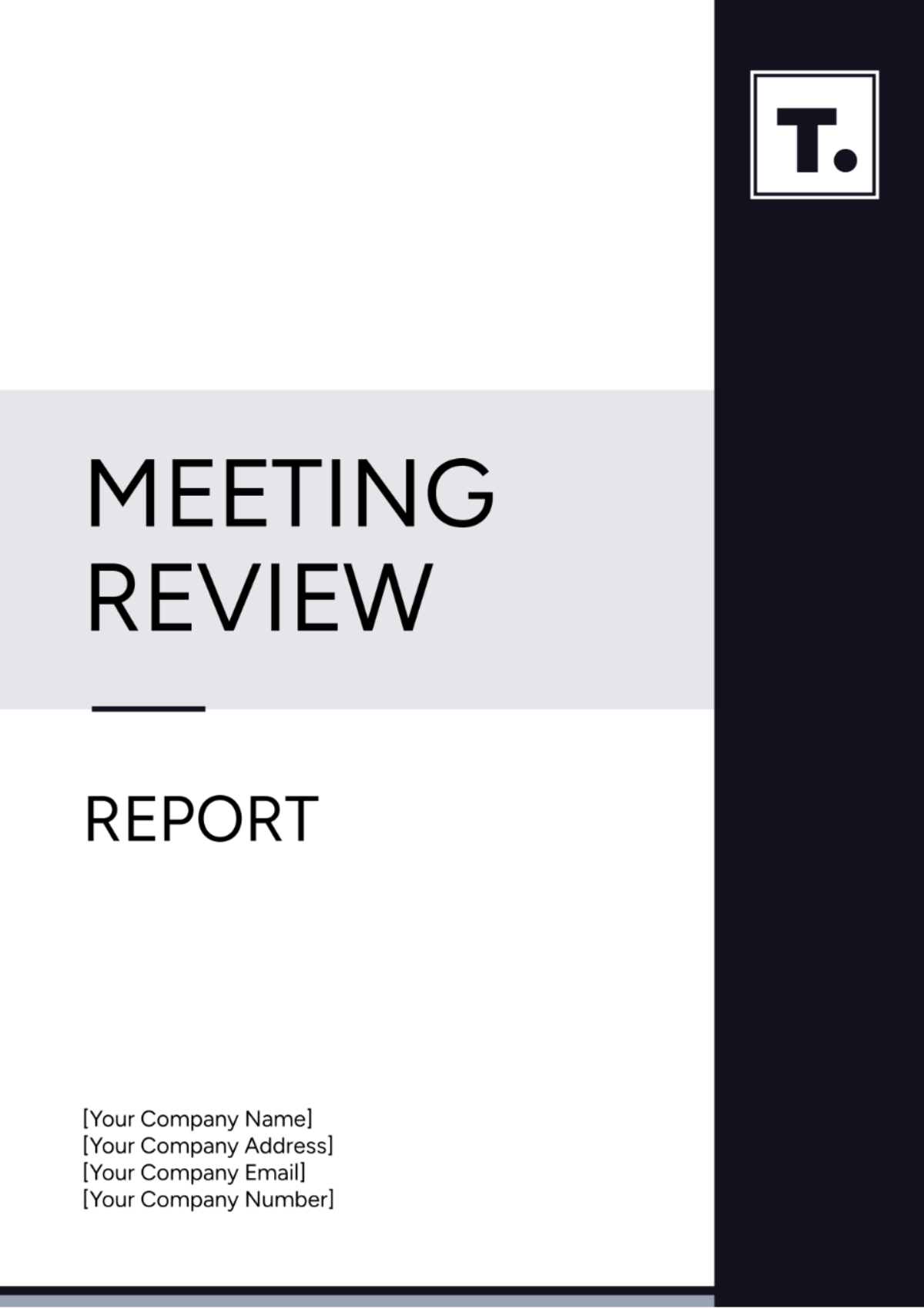 Meeting Review Report Template - Edit Online & Download