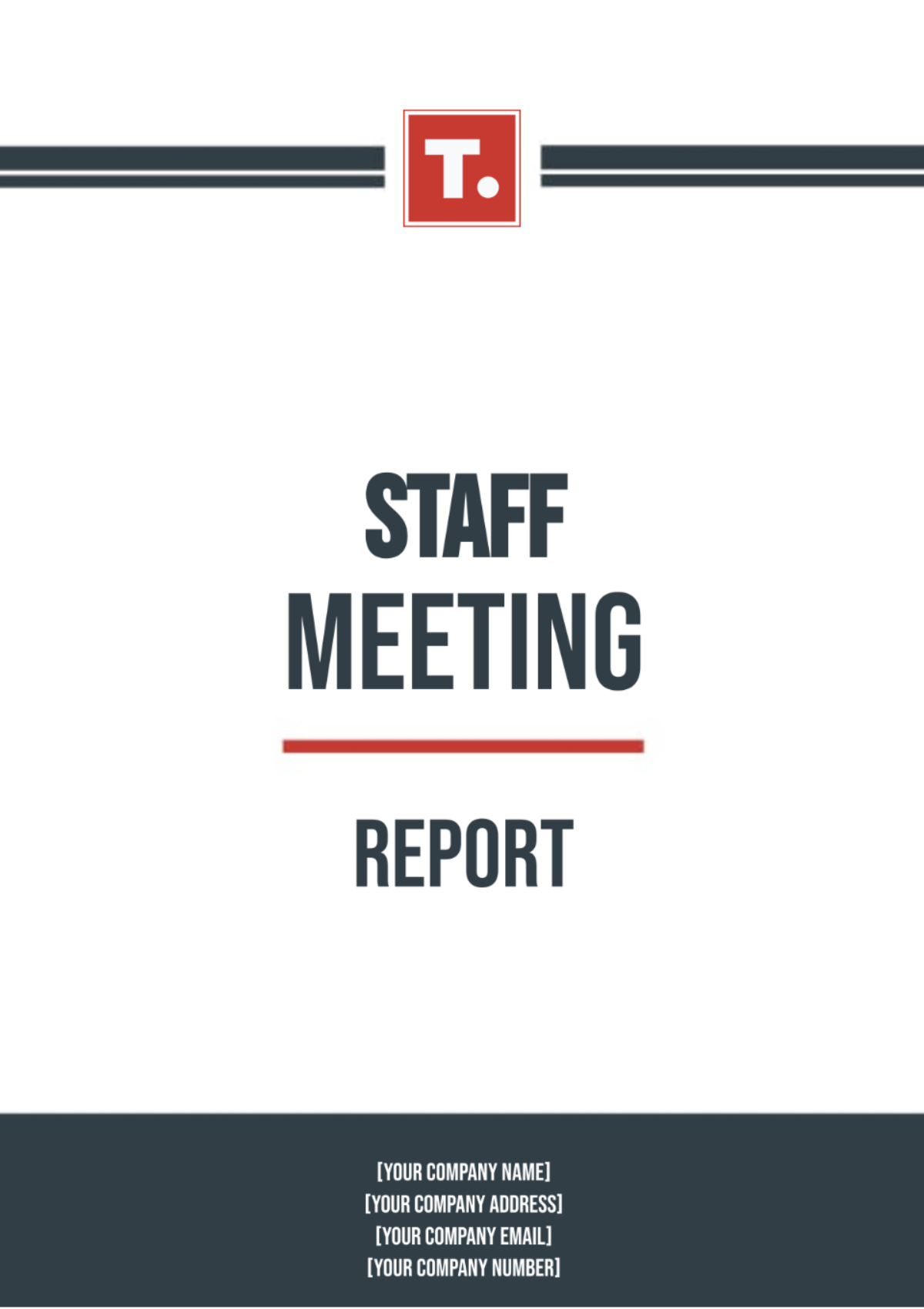 Staff Meeting Report Template - Edit Online & Download