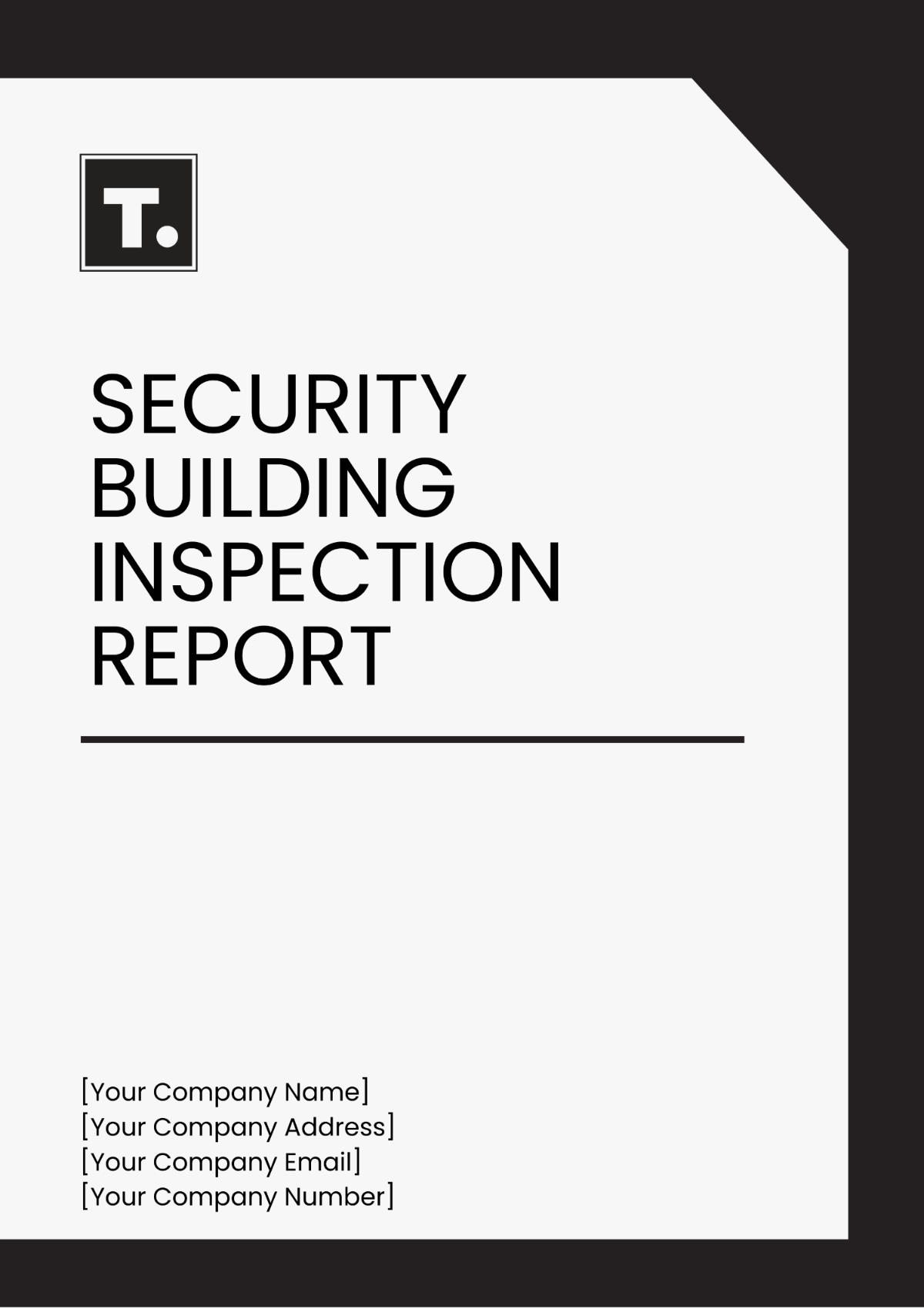 Security Building Inspection Report Template - Edit Online & Download