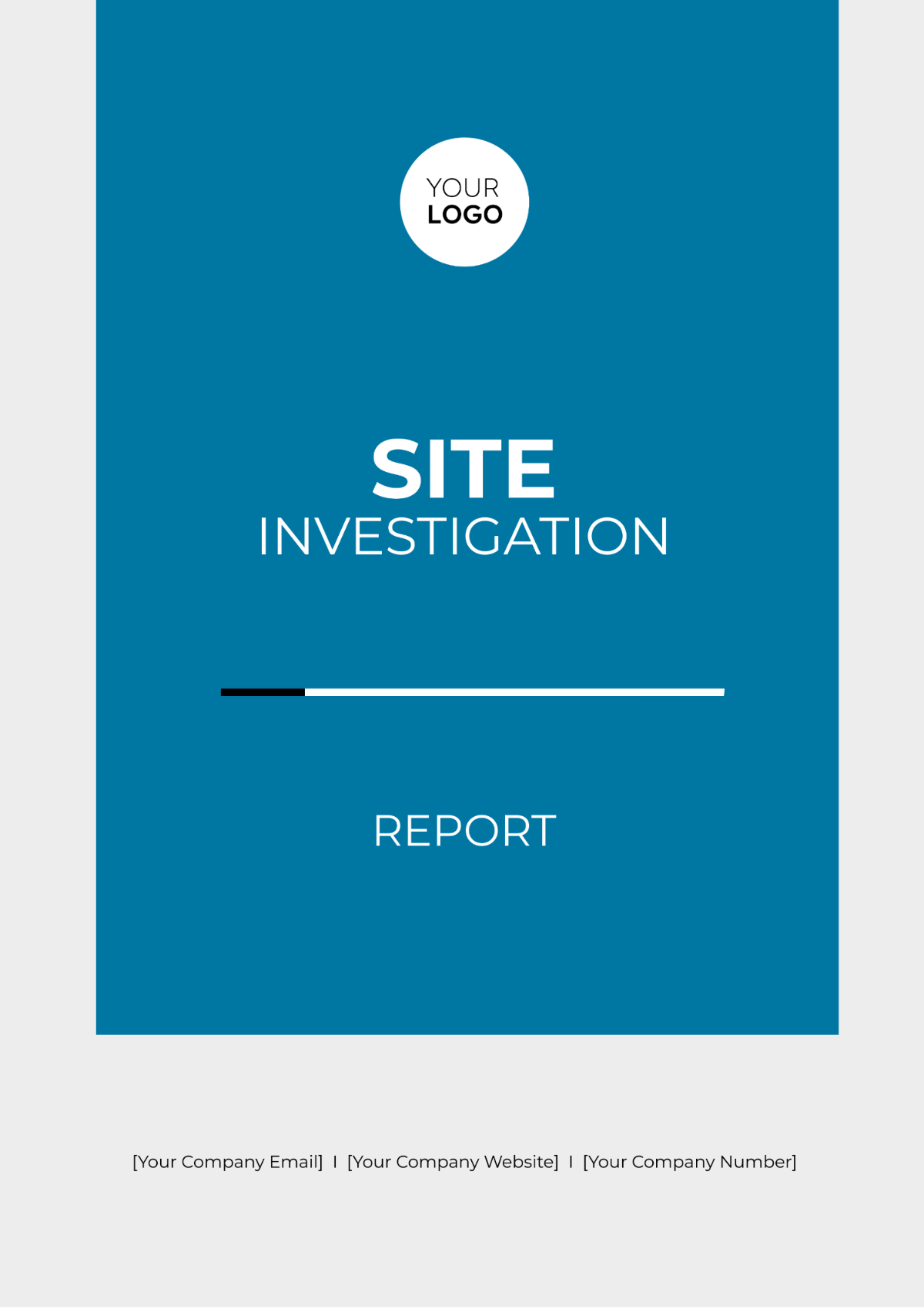 Site Investigation Report Template - Edit Online & Download