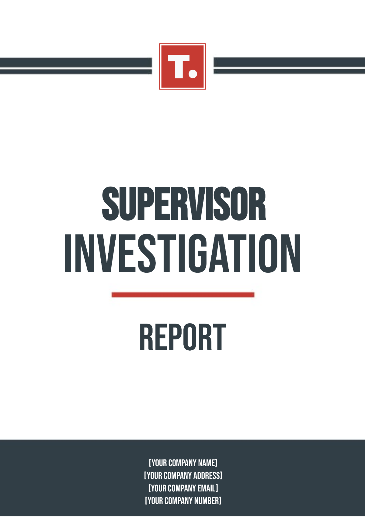 Supervisor Investigation Report Template - Edit Online & Download