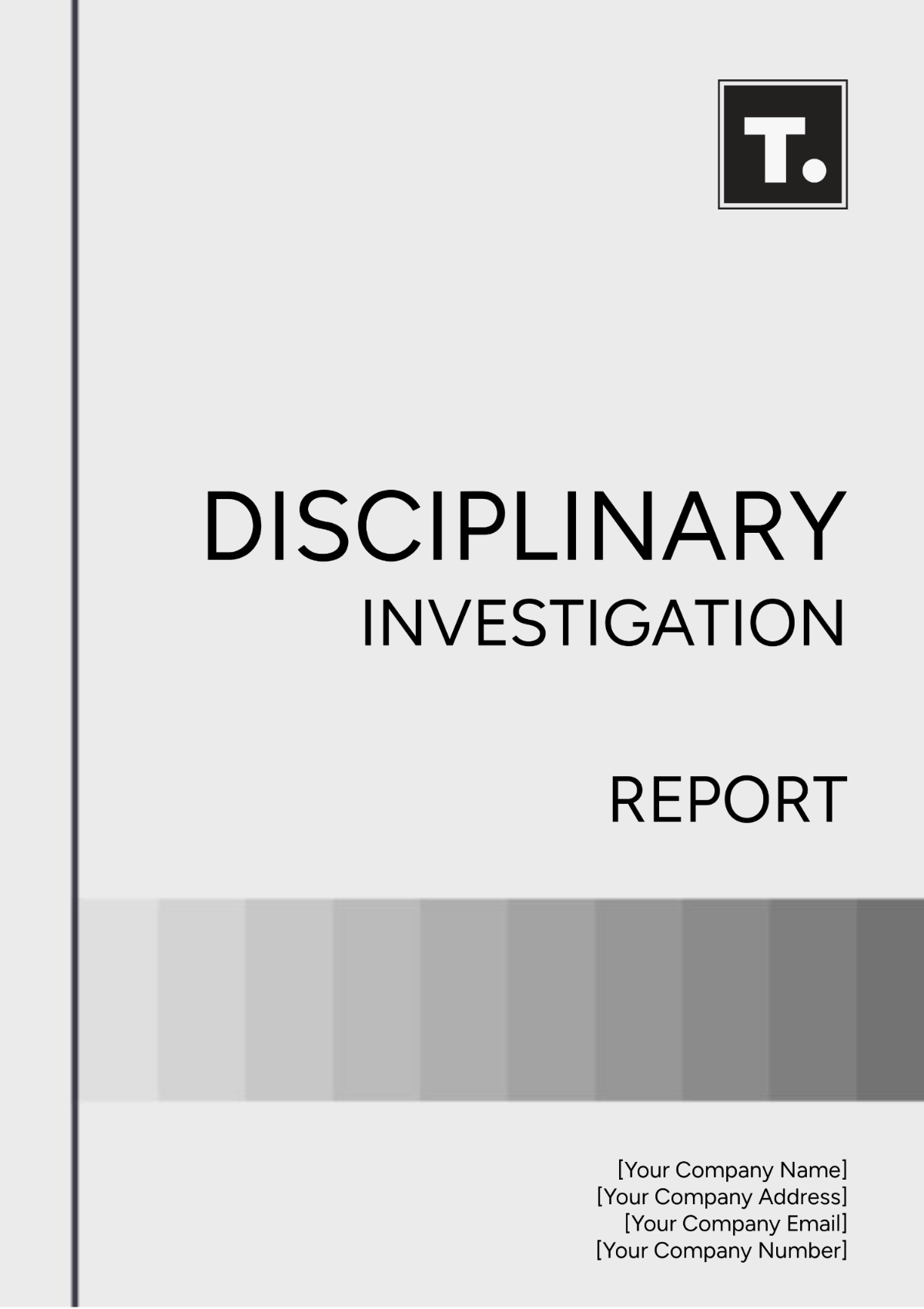 Disciplinary Investigation Report Template - Edit Online & Download