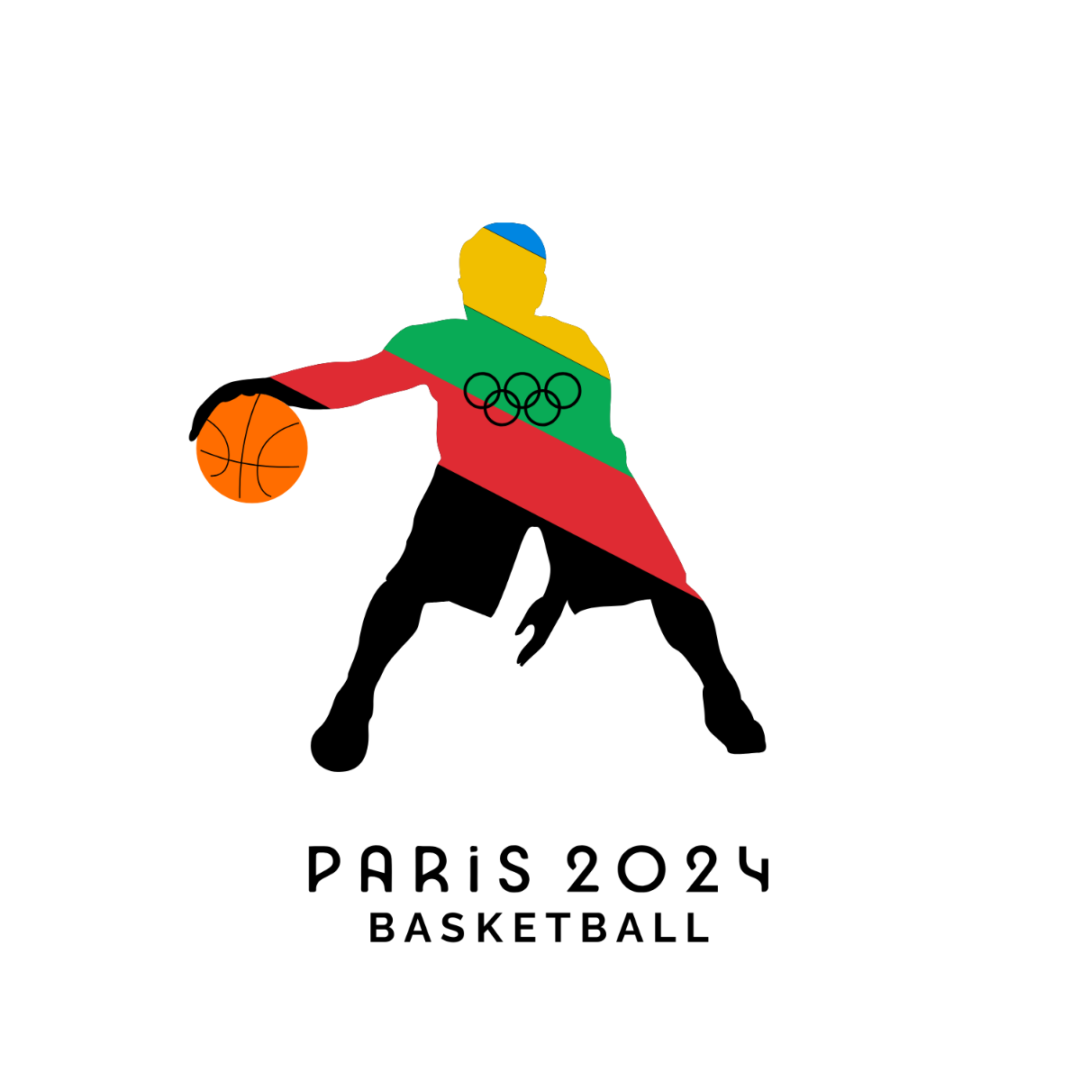 Olympics Basketball Logo