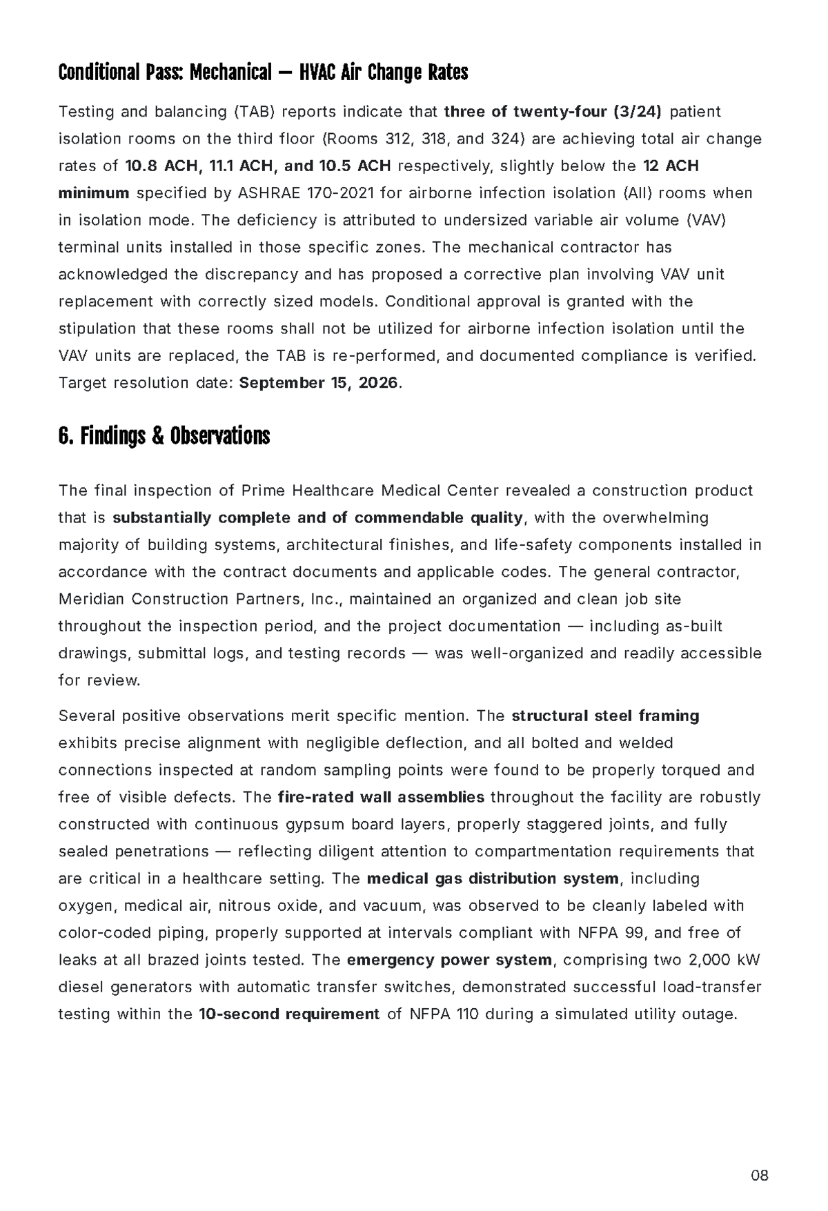 Free Final Inspection Report Template to Edit Online