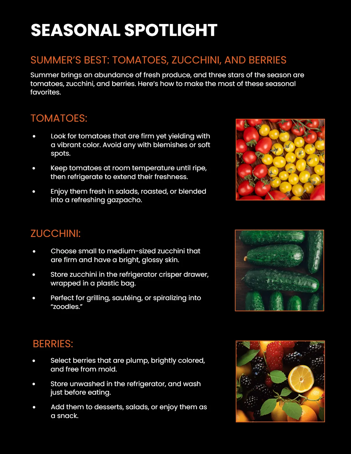 Free Seasonal Cooking Magazine Template to Edit Online