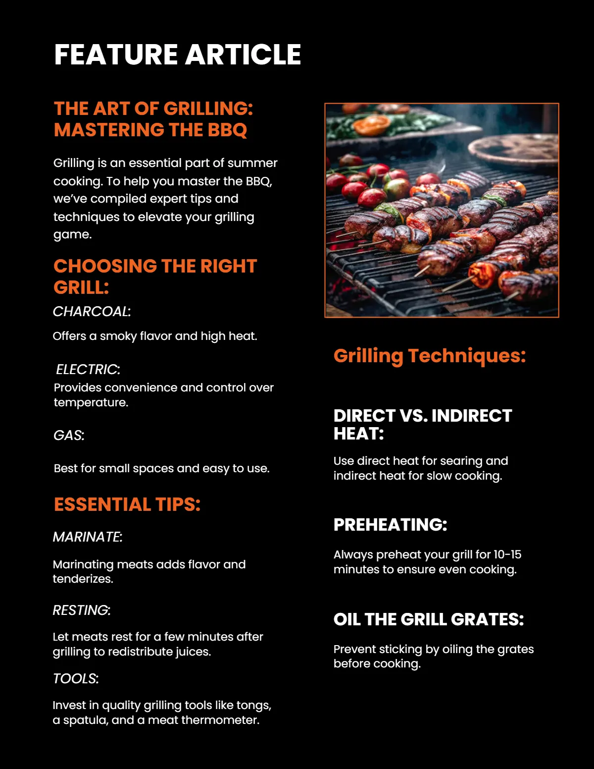 Free Seasonal Cooking Magazine Template to Edit Online