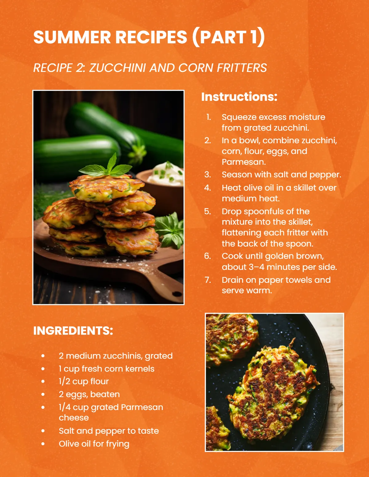 Free Seasonal Cooking Magazine Template to Edit Online