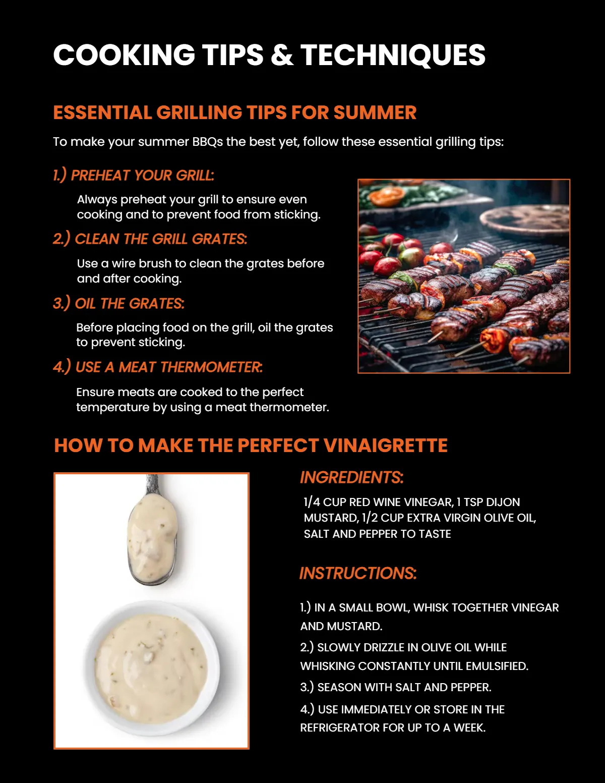 Free Seasonal Cooking Magazine Template to Edit Online