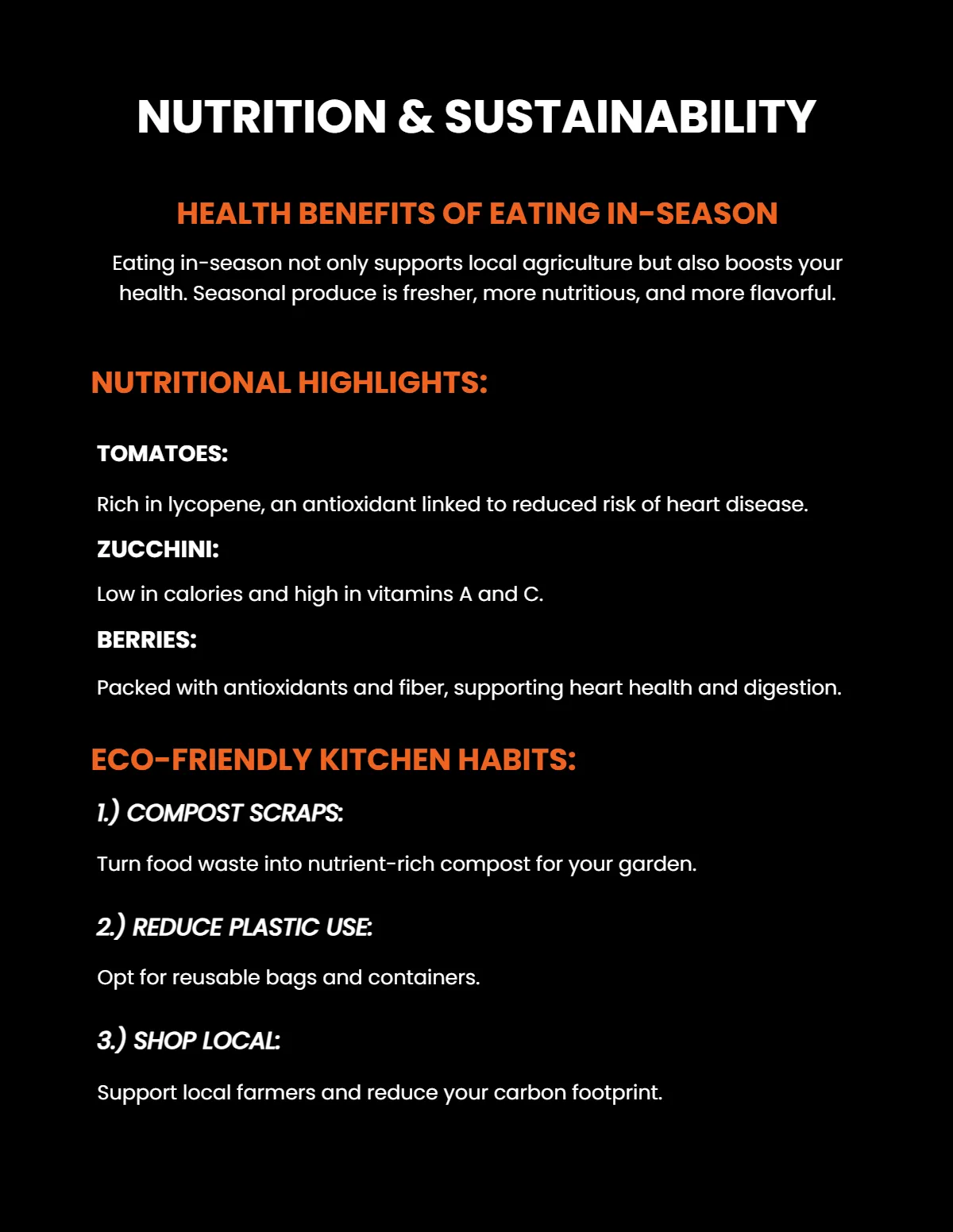 Free Seasonal Cooking Magazine Template to Edit Online