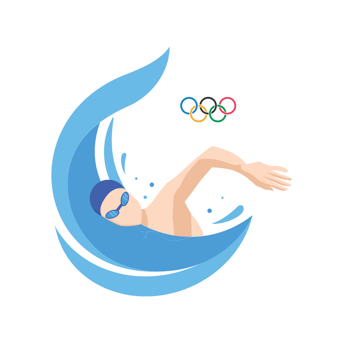 Olympic Swimming Clipart