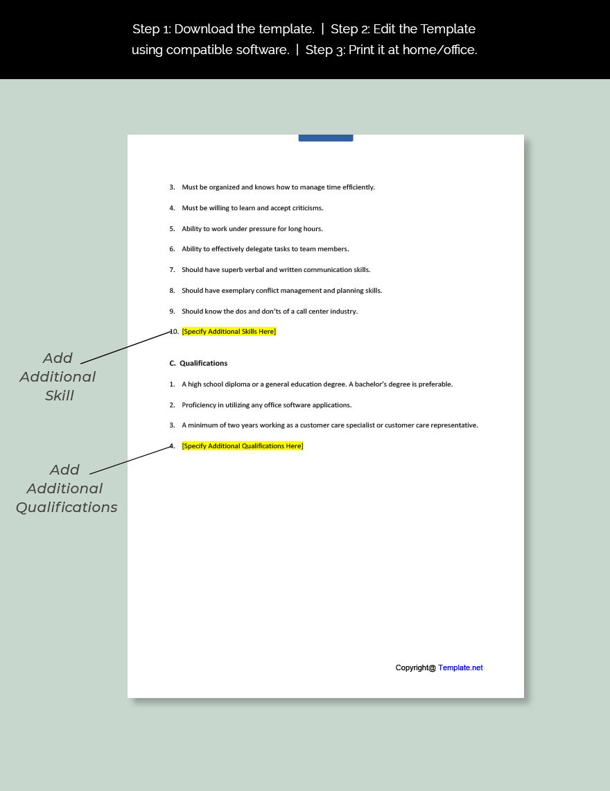 customer-care-specialist-job-description-template-download-in-word