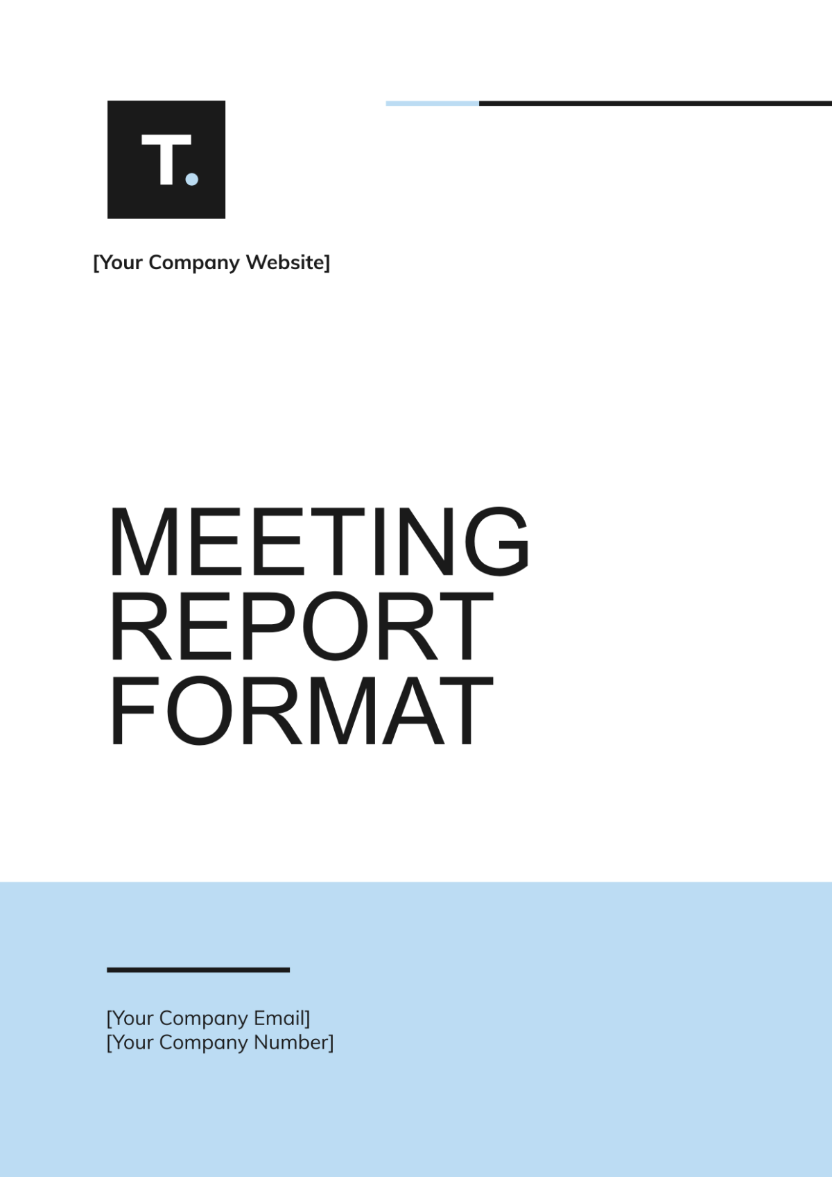 Meeting Report Format Template - Edit Online & Download