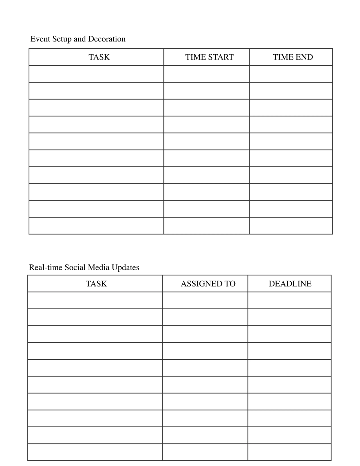 Free Architecture Event Planner Template to Edit Online