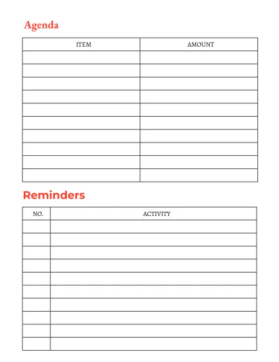 Free Architecture Event Planner Template to Edit Online