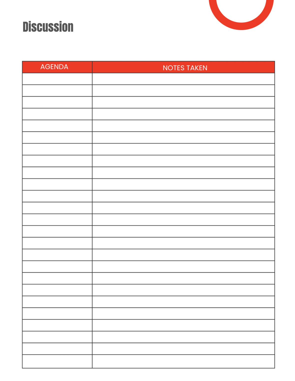 Free Architecture Meeting Planner Template to Edit Online